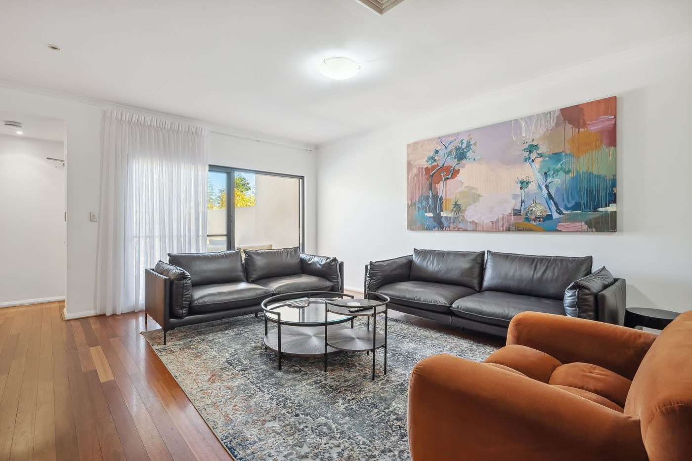 Fremantle apartment living room